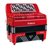 Roland FR-1x Acordeon Botones Rojo Roland FR-1x Acordeon Botones Rojo